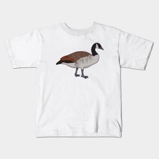 Drawing of a Canada Goose Kids T-Shirt